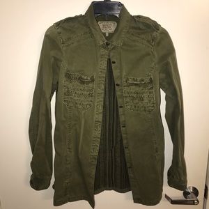 Zara | Light Military Jacket | Green | XS